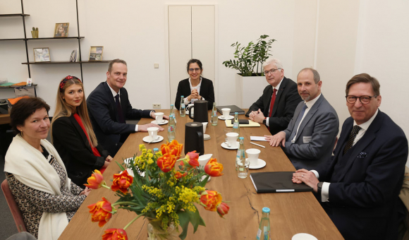 Die Delegation beim parlamentarischen Austausch (c) FM Arndt focusmedia